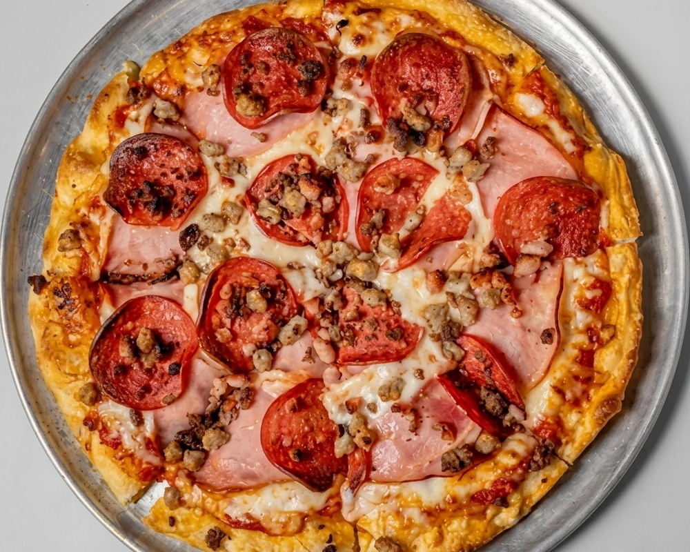 Hot pizza fresh from the oven at Binge Pizza Calgary